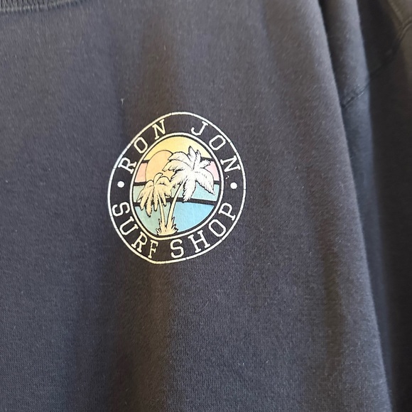 Ron Jon Surf Shop Crew Neck Sweatshirt-Charcoal Gray-Size XL - Picture 3 of 5